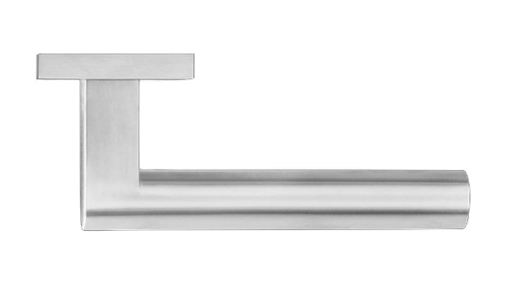 Drücker-Garnitur Madeira, Edelstahl matt, mit quadratischer Rosette (weitere Ansicht)